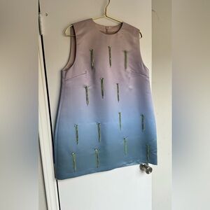 CYNTHIA ROWLEY SATIN RHINESTONE TASSELS